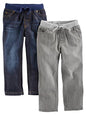 Simple Joys by Carter's Drenge Pull-On Denimbukser 2PKPANTDE
