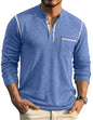 COOFANDY Herre Henley Langærmet Skjorte ZTJ010081