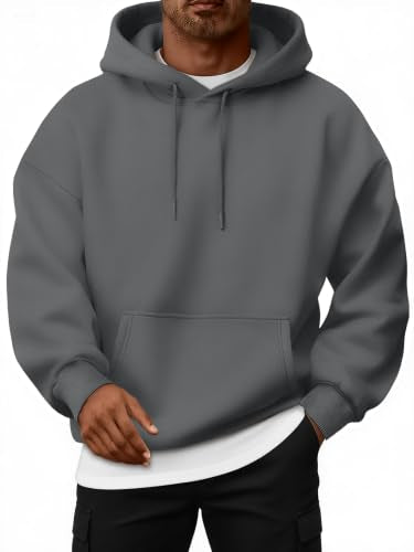 EF1466 Oversized Fleece Hættetrøje til Mænd