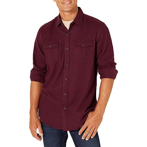 Amazon Essentials Herre Skjorte Flannel Langærmet MAE25001FL18