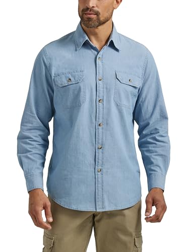Wrangler Authentics Herre Skjorte Classic Vævet Langærmet ZHCLBG1
