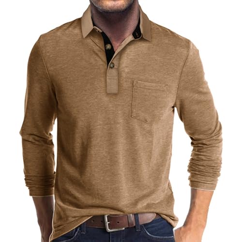 Envmb Herre Polo T-shirt Langærmet Med Lomme