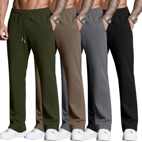Neer Herre Sweatpants Baggy Letvægt 4-Pak DG-Neer-12674