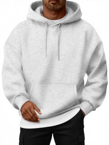 EF1466 Oversized Fleece Hættetrøje til Mænd