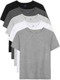 YERIOK Drenge T-Shirts Bomuld Kortærmet 5-Pak