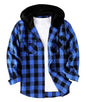 ZITY Herre Skjorte Flannel Hoodie Casual Langærmet
