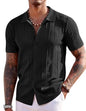 COOFANDY Herre Poloshirt Strikket Kortærmet Ztj009254