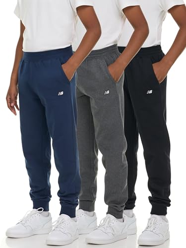 New Balance Drenge Joggingbukser Fleece 3-Pak