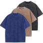 Herre T-shirt Oversized Bomuld Casual Kortærmet