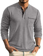 COOFANDY Herre Henley Langærmet Skjorte ZTJ010081