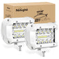 Nilight Marine LED Light Pods 10 cm 2 Stk. 18060CW