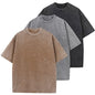 Herre T-shirt Oversized Bomuld Casual Kortærmet
