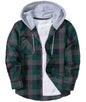 ZITY Herre Skjorte Flannel Hoodie Casual Langærmet