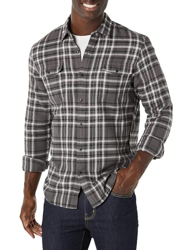 Amazon Essentials Herre Flannelskjorte Slim-Fit MAE25002FL18