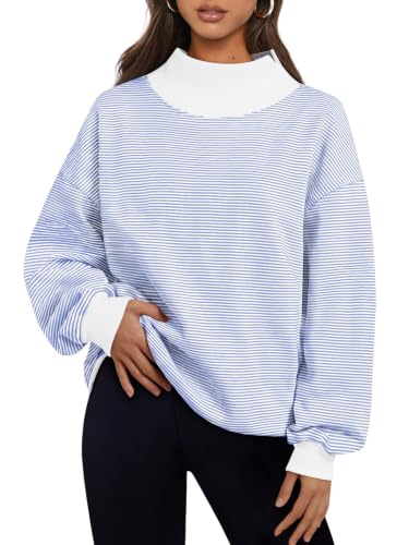 Trendy Queen Mock Neck Sweatshirt til Kvinder