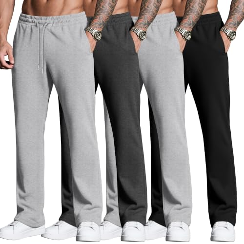 Neer Herre Sweatpants Baggy Letvægt 4-Pak DG-Neer-12674