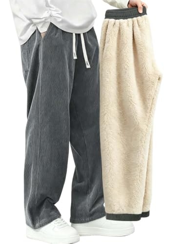Hidkat Herre Fløjlsbukser Afslappede Sweatpants K1166