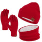 FZ FANTASTIC ZONE Unisex Vinterhue Tørklæde Handsker