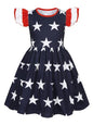 WonderBabe Piger Kjole A-Line Midi Casual