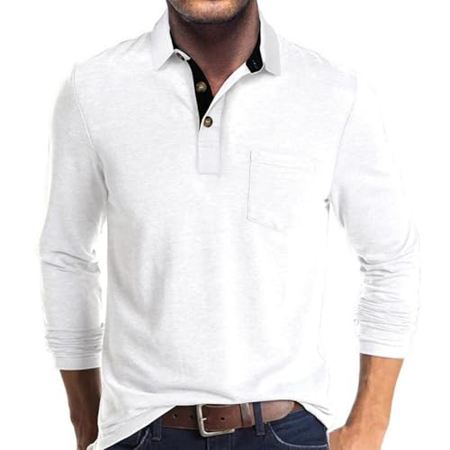 Envmb Herre Polo T-shirt Langærmet Med Lomme