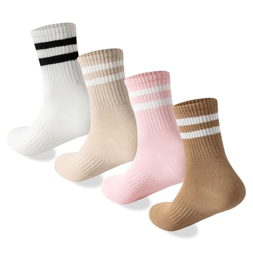 YUWELL Stribede Crew Strømper til Kvinder XZ-SOCKS