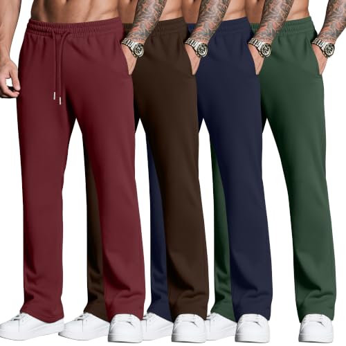 Neer Herre Sweatpants Baggy Letvægt 4-Pak DG-Neer-12674
