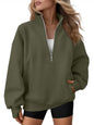 AUTOMET Quarter Zip Fleece Sweatshirt til Kvinder