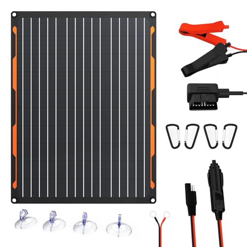 FlexSolar Solcelle Batterioplader Sæt YL-20W-TC