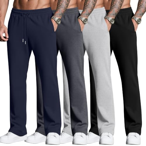 Neer Herre Sweatpants Baggy Letvægt 4-Pak DG-Neer-12674