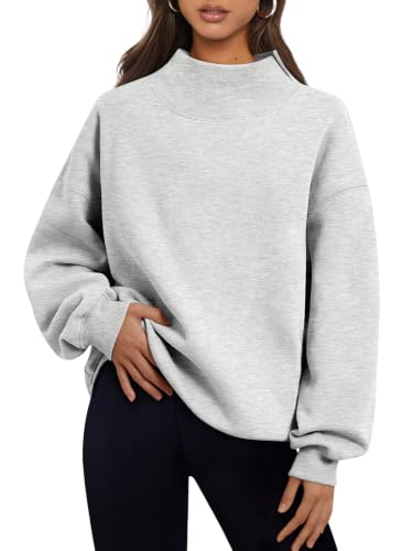 Trendy Queen Mock Neck Sweatshirt til Kvinder