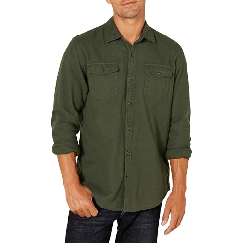 Amazon Essentials Herre Skjorte Flannel Langærmet MAE25001FL18