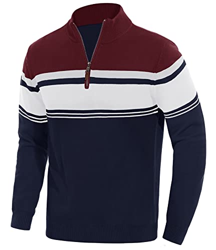 EKLENTSON Herre Striktrøje Quarter Zip EK-501