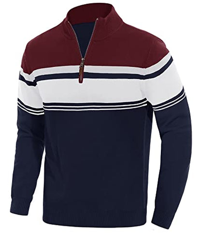 EKLENTSON Herre Striktrøje Quarter Zip EK-501