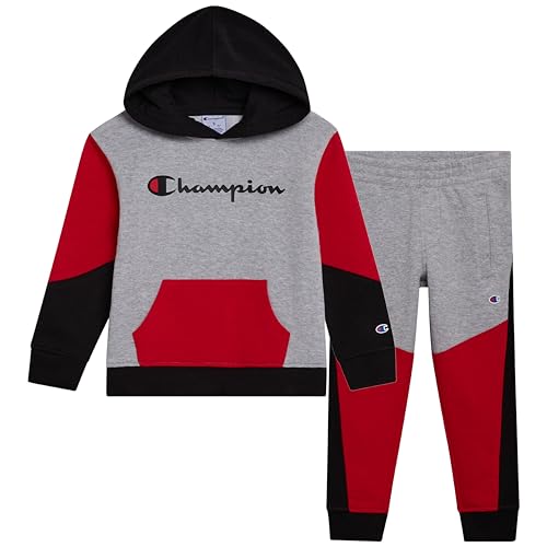 Champion Drenge Joggersæt Fleece Hættetrøje og Sweatpants BCMPJOGSET2PC