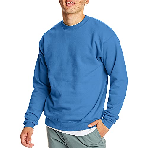 Hanes Herre Sweatshirt EcoSmart Fleece Crewneck AMZ9