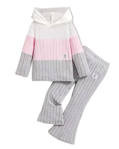 Pige Tøjsæt Hættetrøje Sweatshirt Leggings Efterår Vinter