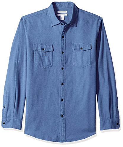 Amazon Essentials Herre Skjorte Flannel Langærmet MAE25001FL18