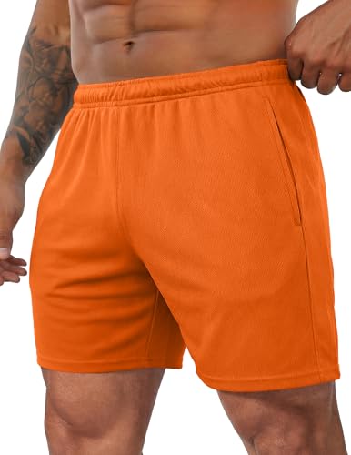 COOFANDY Herre Træningsshorts Mesh Athletic Letvægt