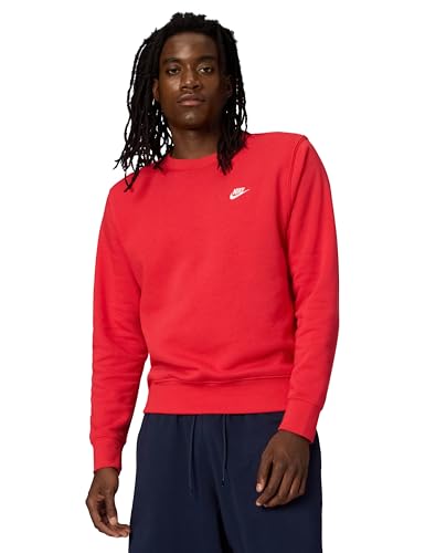Nike Herre Sweatshirt Club Fleece Crew