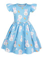 WonderBabe Piger Kjole A-Line Midi Casual