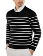 COOFANDY Herre Striktrøje Crew Neck Langærmet Slim Fit