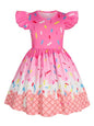 WonderBabe Piger Kjole A-Line Midi Casual