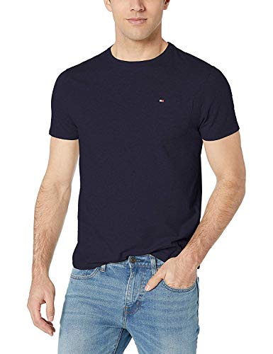 Tommy Hilfiger Herre T-shirt Essential Bomuld Brystlomme Kortærmet