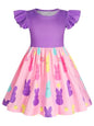 WonderBabe Piger Kjole A-Line Midi Casual