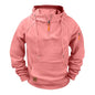 fnnxeal Herre Hættetrøje Quarter Zip Fleece Pullover