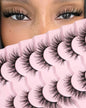 Kiromiro Wispy Faux Mink Kunstige Øjenvipper til Kvinder 20mm