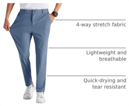 Runcati Herre Golfbukser Stretch Casual Bukser