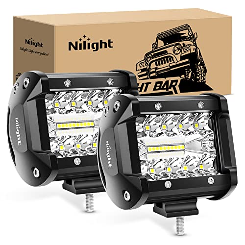 Nilight Marine LED Light Pods 10 cm 2 Stk. 18060CW