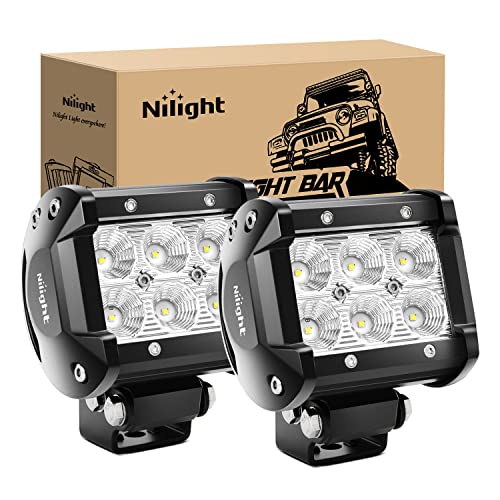 Nilight LED Pods Arbejdslygter 2 Stk. 60001F-B