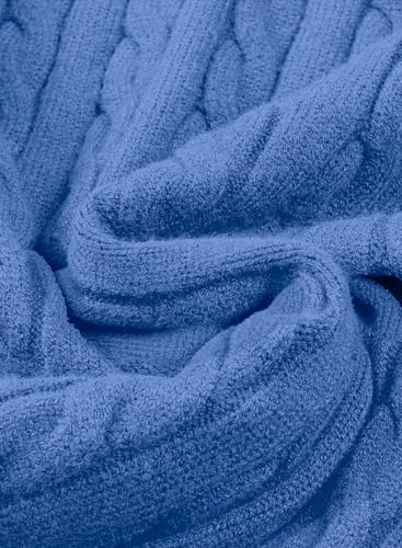 JMIERR Herre Striktrøje Kabelstrik Langærmet Pullover